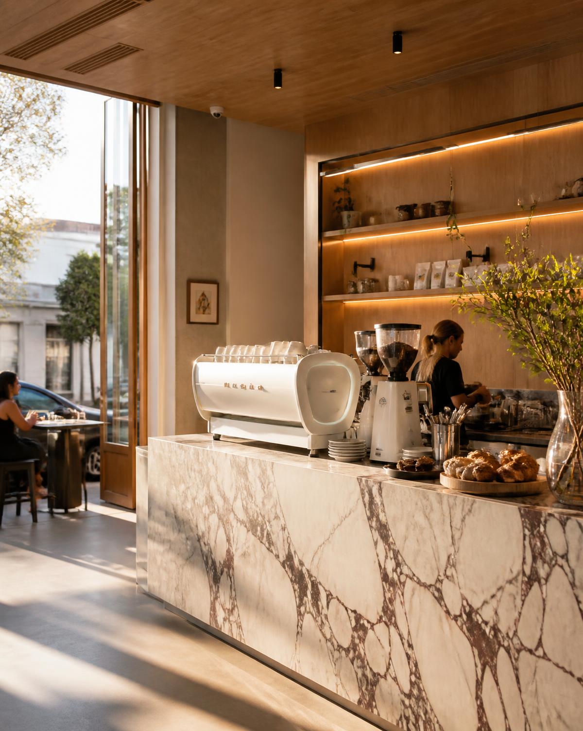Interior of a premium Australian cafe listed for sale on NEXTBIZ AU